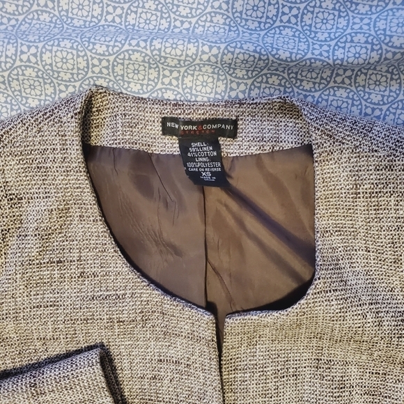 New York & Company Tie front blazer - Picture 4 of 8